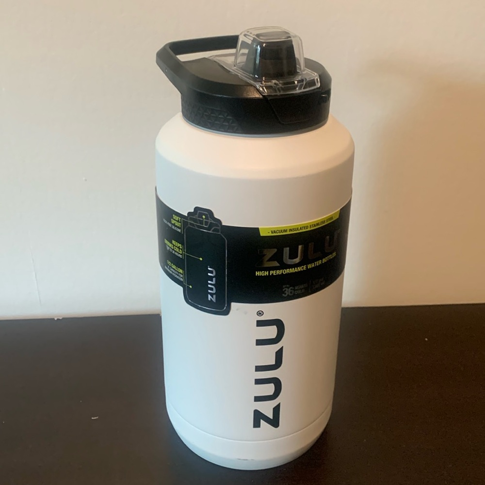 Zulu Goals 64 oz Half Gallon Stainless Steel Jug.